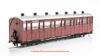 GR-440U Peco Lynton and Barnstaple All Third Coach In Indian Red Unlettered